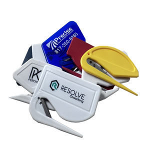 Pembuka surat kartu bisnis Logo kustom plastik bening <span class=keywords><strong>3</strong></span> dalam 1 pembuka huruf Pembuka surat panjang - Product Image 6