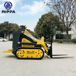 Hot Sale Tracked Skid Steer Loader Mini Hydraulic Sliding Loader China Earth-moving Machinery Skid Steer Loaders