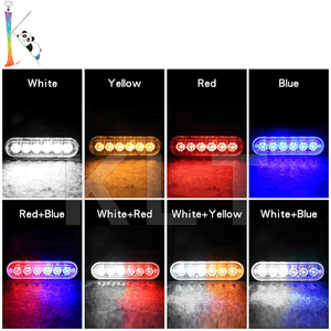 Nueva Barra de Luces de Emergencia <span class=keywords><strong>Calite</strong></span> de 6 LED, Luz Estroboscópica de Aluminio para Auto, Camioneta, Motocicleta, 12-24V, 1 Año de Garantía - Product Image 5
