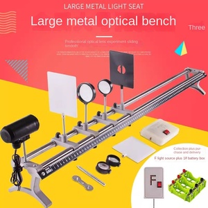 Öğrenci Gösterileri İçin Optik Tezgah Büyük Boy Ortaokul Fizik Deney Ekipman Seti Tam Set Işık Ters Yön - Product Image 2