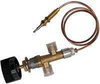 Valve de contrôle du gaz Propane, pièces de foyer/foyer, Valve de régulateur avec tuyau, livraison gratuite