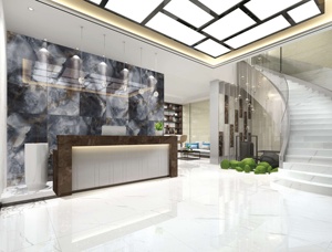 Carreaux de mur et de sol intérieurs en porcelaine polie brillante à texture marbrée moderne et élégante pour hôtel et <span class=keywords><strong>maison</strong></span> 900x1800 - Product Image 5