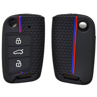 Nueva Funda para Llave de Coche, Control Remoto para VW Golf 7 GTI POLO T-Cross Touran Tiguan Skoda Octavia Rapid Kodiaq Fabia Seat Ibiza Leon