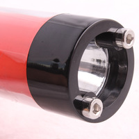 Sifflet magnétique LED rouge et bleu de 30 cm avec fonction de brise-vitre, son d'avertissement, modèle JT-048, pour situations d'urgence, incendie et circulation
