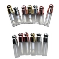 Tubes et boîtes d'emballage cosmétique en plastique personnalisés pour gloss à lèvres avec impression sérigraphique, logo personnalisé, couleur personnalisée
