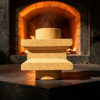 Brique réfractaire en argile à haute densité 1250 ℃   Brique de forme spéciale personnalisée pour four de chauffage