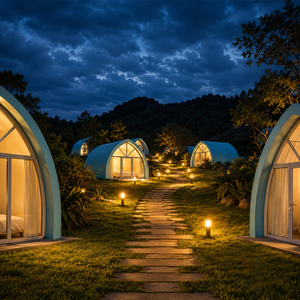 <span class=keywords><strong>Casa</strong></span> Moderna de 21m² con Sistema Solar para Vida Fuera de la Red, Glamping y Turismo Ecológico - Product Image 6