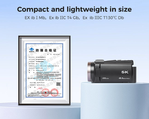 กล้องวิดีโออุตสาหกรรม KBA7.4 ป้องกันการระเบิด ระดับความปลอดภัยสูง 5K CMOS 8MP โฟกัสอัตโนมัติ EX ซูมออปติคอล 3 เท่า พร้อม WiFi - Product Image 2