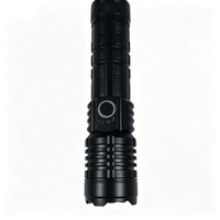 Lampe torche LED P90 haute luminosité, en alliage d'aluminium, zoomable, portée du faisceau de plus de 500 m, batterie rechargeable 18650