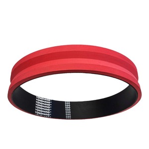Yonghang <b>Red</b> Rubber U-Groove Traction <b>Belt</b> 1100-40-12 For Optical Cable Wear Resistant Fiber Optic Production Machine - Product Image 1