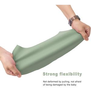 Napperon de <span class=keywords><strong>chaise</strong></span> <span class=keywords><strong>haute</strong></span> en silicone de qualité alimentaire facile à nettoyer et pliable pour Tripp <span class=keywords><strong>Trapp</strong></span> avec options de couleur vert gris - Product Image 6