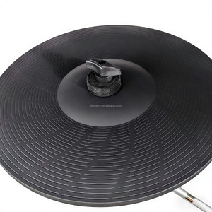 Juego de Platillos Electrónicos Profesionales Cozy Drum de 12/14/16 Pulgadas, Doble y Triple Zona, Hi-Hat, Splash, <span class=keywords><strong>Crash</strong></span>, Ride, Brillantes - Product Image 3
