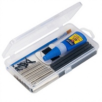 Kit de réparation de canne à pêche : Ensemble de remplacement de anneaux de guidage et accessoires d'entretien pour la réparation de cannes et le bricolage