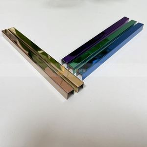 EX471 Metal Building Material 201 304 <b>Mirror</b> Rose Gold Stainless Steel U Channel <b>Tile</b> Trim for <b>Tile</b> Wall Edge Decoration - Product Image 5