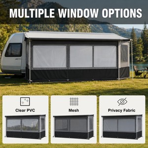 Mur avant de <span class=keywords><strong>auvent</strong></span> de <span class=keywords><strong>caravane</strong></span>, panneau <span class=keywords><strong>d</strong></span>'<span class=keywords><strong>auvent</strong></span> pour camping-car, <span class=keywords><strong>taille</strong></span> personnalisée, fournisseur OEM - Product Image 1