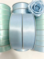 Ruban satin double face de qualité supérieure, 1,5 pouce (38 mm), spécialement conçu pour l'emballage de fleurs préservées et de roses éternelles