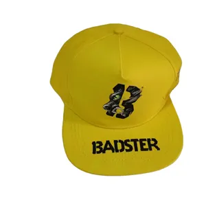 Hot selling 5 panel Snapback cap with printed logo baseball cap with flat brim