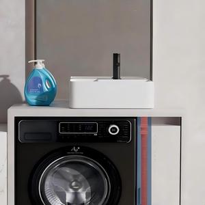 Oferta Especial: Lavadero Moderno Personalizado de Pared con Capacidad de 9L, Fregadero Rectangular para Baño y Lavandería - Product Image 4
