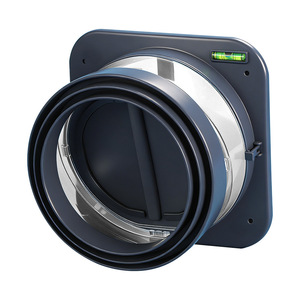 Universal Abs Check Valve 150-200 For Kitchen Range Hood Exhaust Ducts Easy Installation - Product Image 1