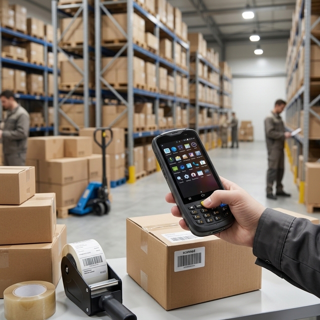 Chainway C6000 Rugged Handheld Portable Android 13 PDA Inventory/Warehouse Management NFC with 2D Barcode Scanner