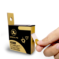1000 cibles rondes avec boîte de distribution, conception à trou en D, très faciles à utiliser et à transporter, utilisées pour les stands de tir