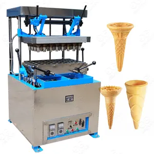 Machine commerciale de cône de biscuit de gaufrette de cône de crème glacée