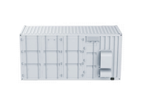 Centrale solaire tout-en-un 2 MWh avec batterie LiFePO4, système de stockage d'énergie solaire en conteneur de 20 pieds (BESS) pour usage commercial