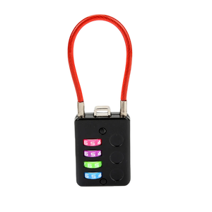Candado <span class=keywords><strong>de</strong></span> Combinación <span class=keywords><strong>de</strong></span> Aleación <span class=keywords><strong>de</strong></span> Zinc con Cable, Resistente al Agua, Acabado Pulido, Compartimentos <span class=keywords><strong>de</strong></span> Almacenamiento, <span class=keywords><strong>Gestión</strong></span> <span class=keywords><strong>de</strong></span> Contraseñas para Viajes - Product Image 3