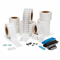Étiquette RFID UHF étanche personnalisée 860-960 MHz, mini-autocollant pour contrôle d'accès et gestion des actifs