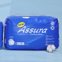 Premium Einweg-Windelhosen für Erwachsene mit Aufdruck, Saugfähig, Unisex, Japanisches SAP, Doppelter Baumwollkern, PE-Rückseite, Inkontinenz-Slips