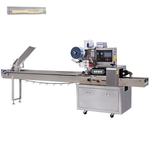 Automatic Flow Packing Machine Wrapping Chocolate Tablet Machine Pizza Tortilla Cookies Packaging Machine - Product Image 4