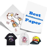 Kertas Transfer Panas dan Sublimasi Putih 100gsm Ukuran A4/A3 untuk Kain Pakaian dan Kemasan, Kompatibel dengan Printer Inkjet/Laser