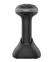 Lecteur de codes-barres 2D sans fil portable avec station de charge USB pour 200 lectures/secondes, portée jusqu'à 80 m - En stock