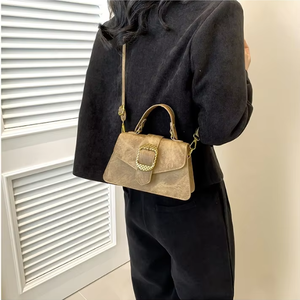 Bolso de Hombro de Color Sólido al por Mayor, Bolso de Hombro para Mujer, Bolso de Mano Trapezoidal para Mujer - Product Image 6