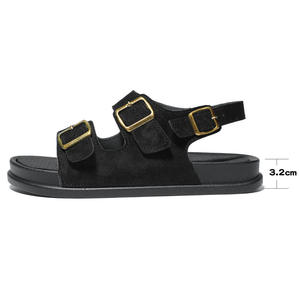 Nouvelles sandales de conduite mode pour hommes, double usage intérieur/extérieur, à semelle épaisse, style claquettes, pour l'été, transfrontalières - Product Image 4