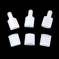 Manchon en silicone personnalisé pour bande lumineuse néon, connecteur à long bec, connecteur en silicone pour bande lumineuse LED courbée