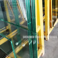 Kaca Tempered Bening 10Mm 12Mm 15Mm, Bahan Kaca Tempered Keselamatan Bangunan Murah Tuas Tuffen Esg Keamanan Lembar Panel Harga Per M2