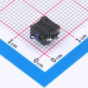 TS017A-TBY1EH6.0 Tactile Switch SMD-4P,6.1x6.1mm Switch Single Pole Single Throw Round Button 1.8N Vertical Mount - Product Image 2