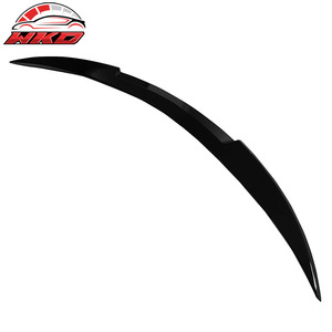 Convient pour Tesla Model S 2021-2024 Aileron de coffre style IK Noir brillant - Product Image 3