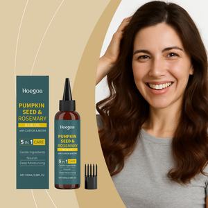 Aceite Capilar Premium de Jengibre y Calabaza, Tratamiento Hidratante y Fortalecedor para Cabello Seco y Dañado - Product Image 5