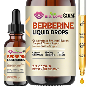 Gocce Liquide di Berberina 60ml Cannella Melone <span class=keywords><strong>Amaro</strong></span> Integratore Alimentare per Immunità Energia Metabolismo Fornitura Diretta dalla Fabbrica Bestseller - Product Image 3