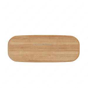 बगीचे और पिछवाड़े के लिए 6 कुर्सियों के साथ आधुनिक टिक लकड़ी आउटडोर डाइनिंग टेबल सेट - Product Image 4