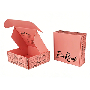 Eco-Friendly Reusable Kraft Corrugated Mailer Box for Skincare Cosmetic Products Double-Sided Four-Color Printing Customizable - Product Image 1