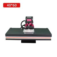 Presse à chaud plate haute pression 40*60cm, machine d'impression manuelle pour transfert thermique sur T-shirts, imprimante de sublimation par transfert thermique