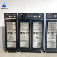 Stérilisateur de vaisselle commercial à double porte, ozone, infrarouge, circulation d'air chaud, stérilisation rapide, armoire de stérilisation pour l'hôtellerie et la restauration