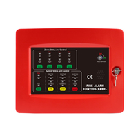 Panneau de commande intelligent en plastique pour alarme incendie, type adressable, multipoints, pour la sécurité incendie, avec surveillance à distance