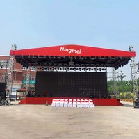 Système de treillis de toit en aluminium pour scène 300x300mm 400x400mm 500x500mm, treillis de scène LED pour éclairage DJ, idéal pour les grands concerts