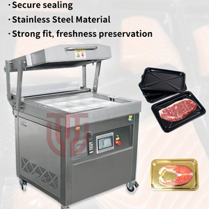 Pembentuk Bata, Beras, Teh, Kacang-kacangan, Ikan, Makanan Laut, Buah-buahan, Daging, Sosis, Daging Sapi, Keju, Nampan Makanan, Kulit, Pengemasan Vakum, Mesin Pengemas, Penyegel - Product Image 3