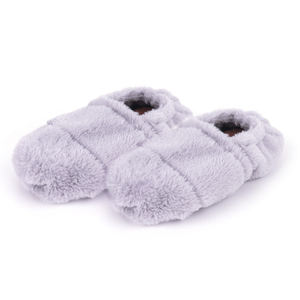 Pantofole <span class=keywords><strong>per</strong></span> Terapia del Calore a Microonde con Pelo Artificiale di Coniglio <span class=keywords><strong>per</strong></span> Riabilitazione e Trattamento con Perle di Fango - Product Image 1