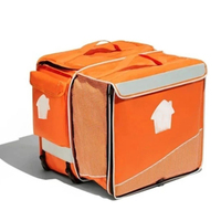 Sac à dos isotherme personnalisé pour la livraison de repas en gros, idéal pour les services de livraison et les fournitures à emporter